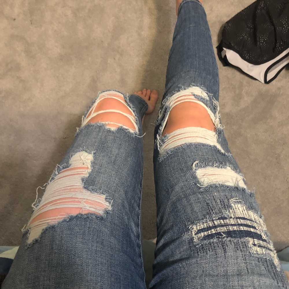 Abercrombie and Fitch skinny high rise jeans